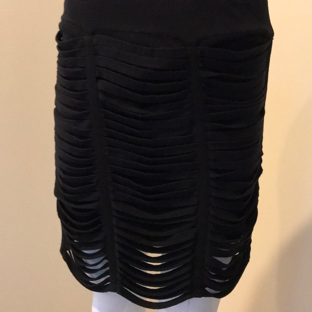 Bcbgeneration Black Medium Stringed Mini Skirt - image 2